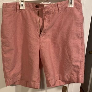 Salmon J crew shorts